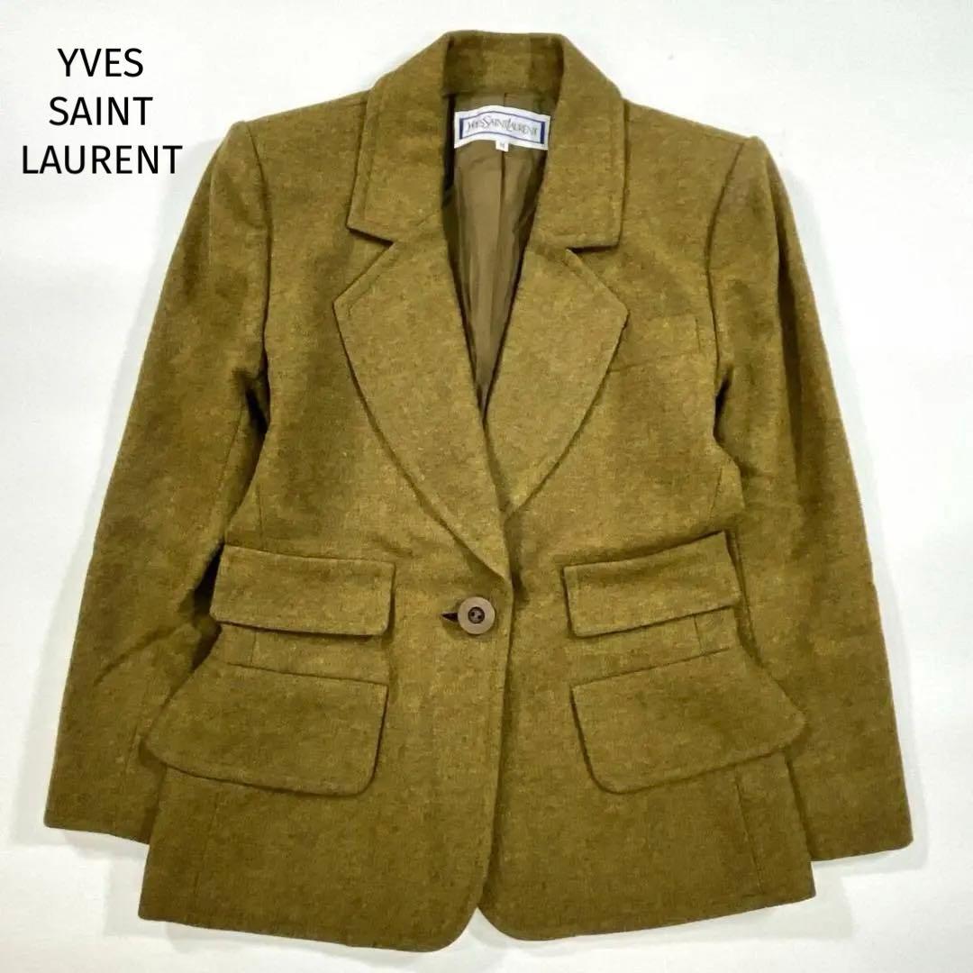イヴサンローラン テーラードジャケット ウール 9 M ヴィンテージ