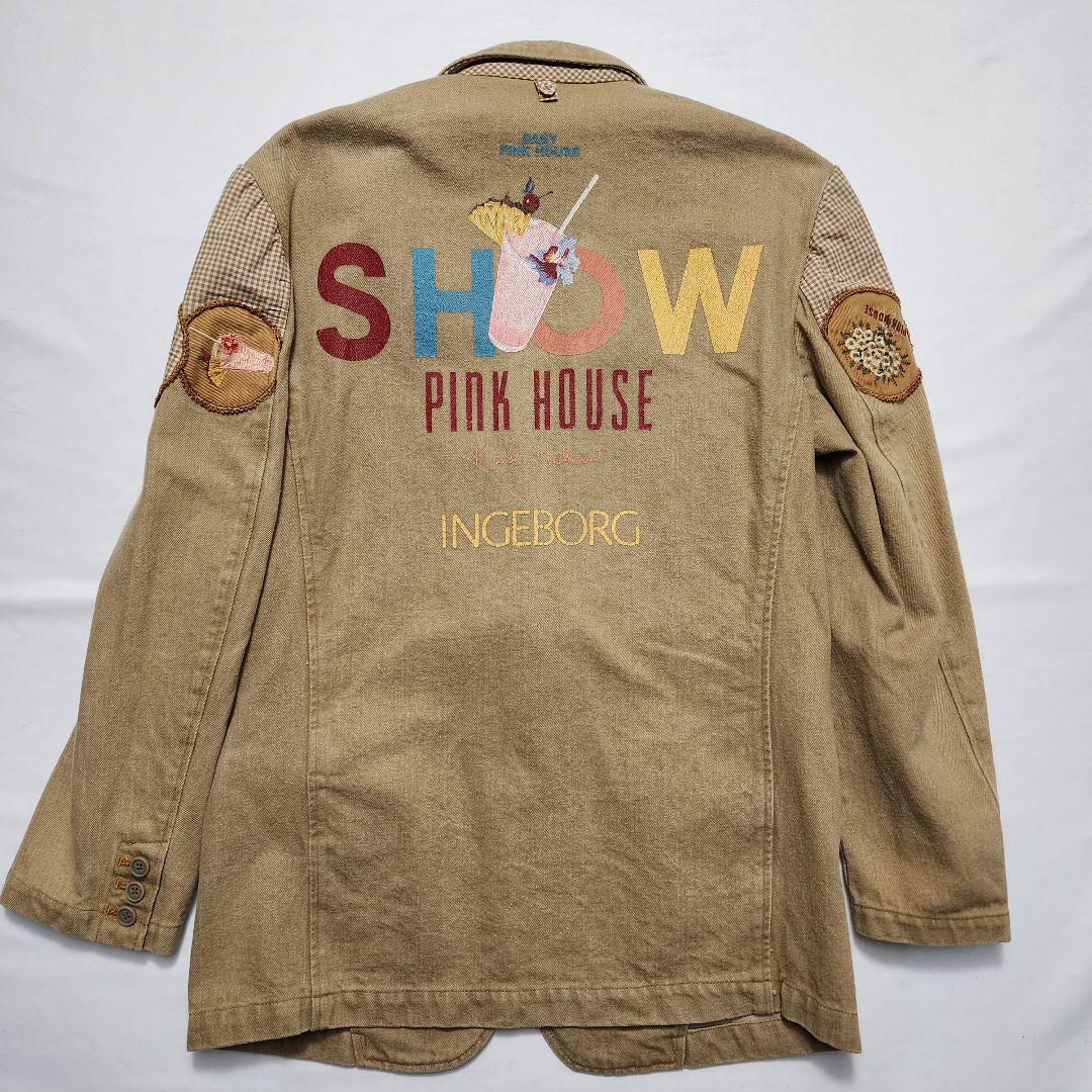 希少✨ピンクハウス PINK HOUSE テーラードジャケッ刺繍 カクテル