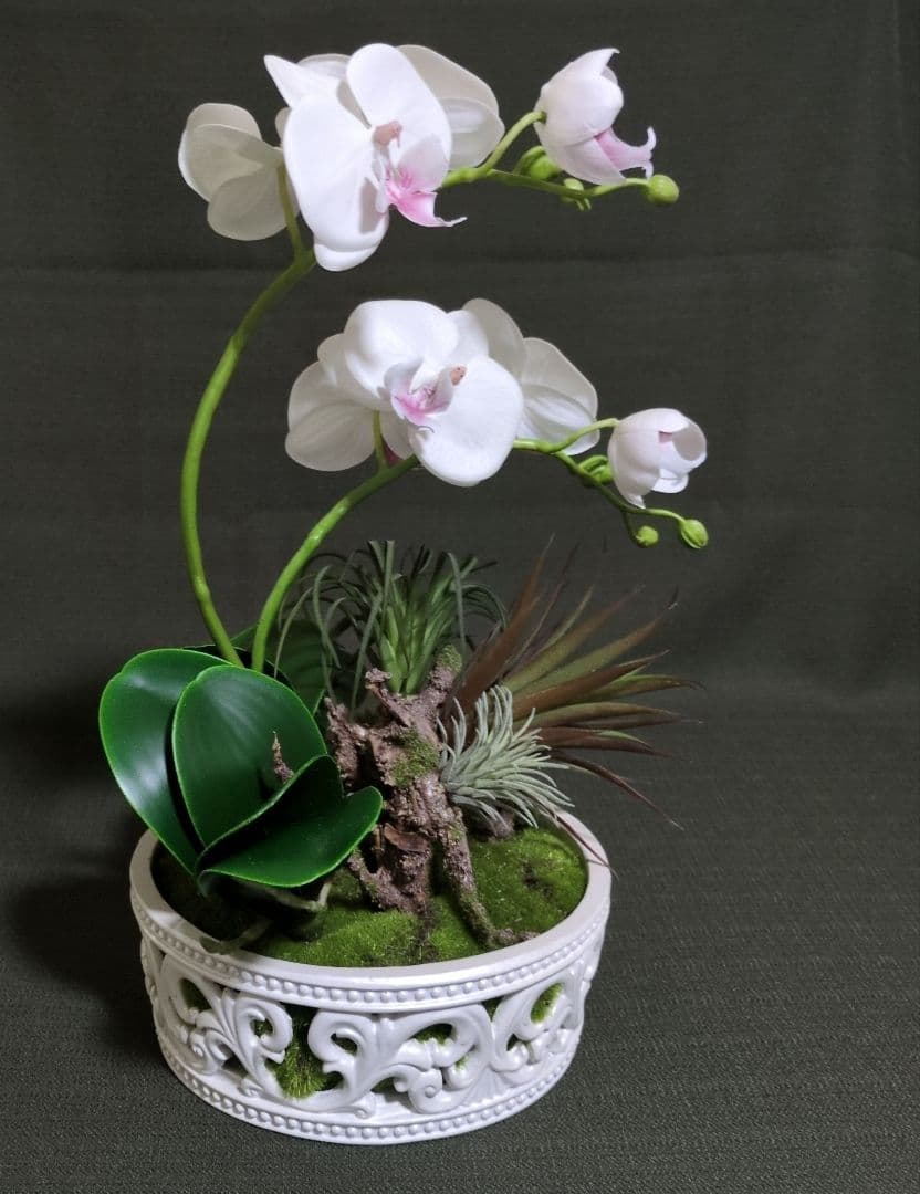 エミリオ•ロバ　胡蝶蘭 造花 フラワーアーティフィシャル　ファレノプシス