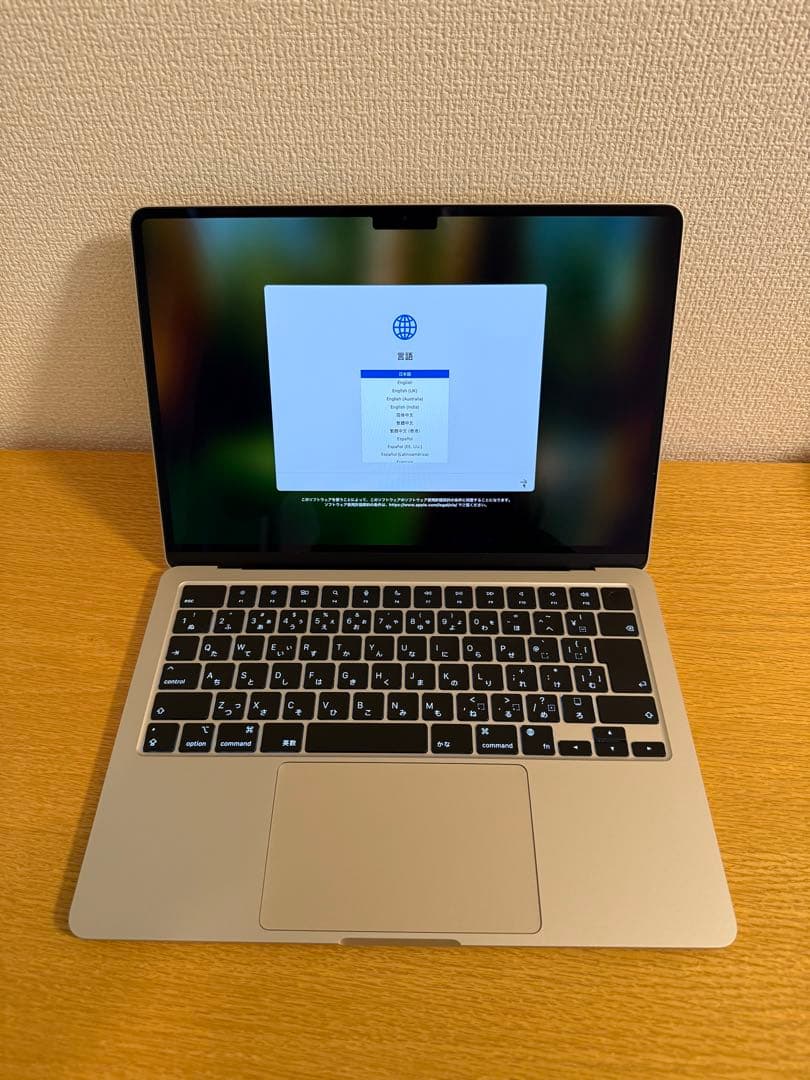 美品 MacBook Air M2 Apple Intelligence対応