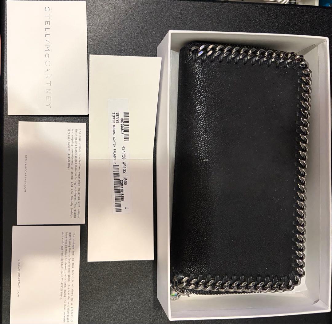 【極美品】ステラマッカートニー ファラベラ ジップアラウンド ロングウォレット