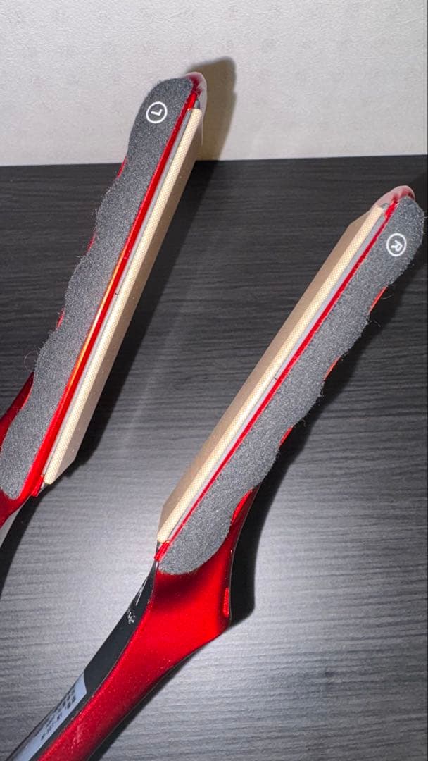 ラディアント シルクプロアイロンLM-125-R（28mm／レッド）　ストレート