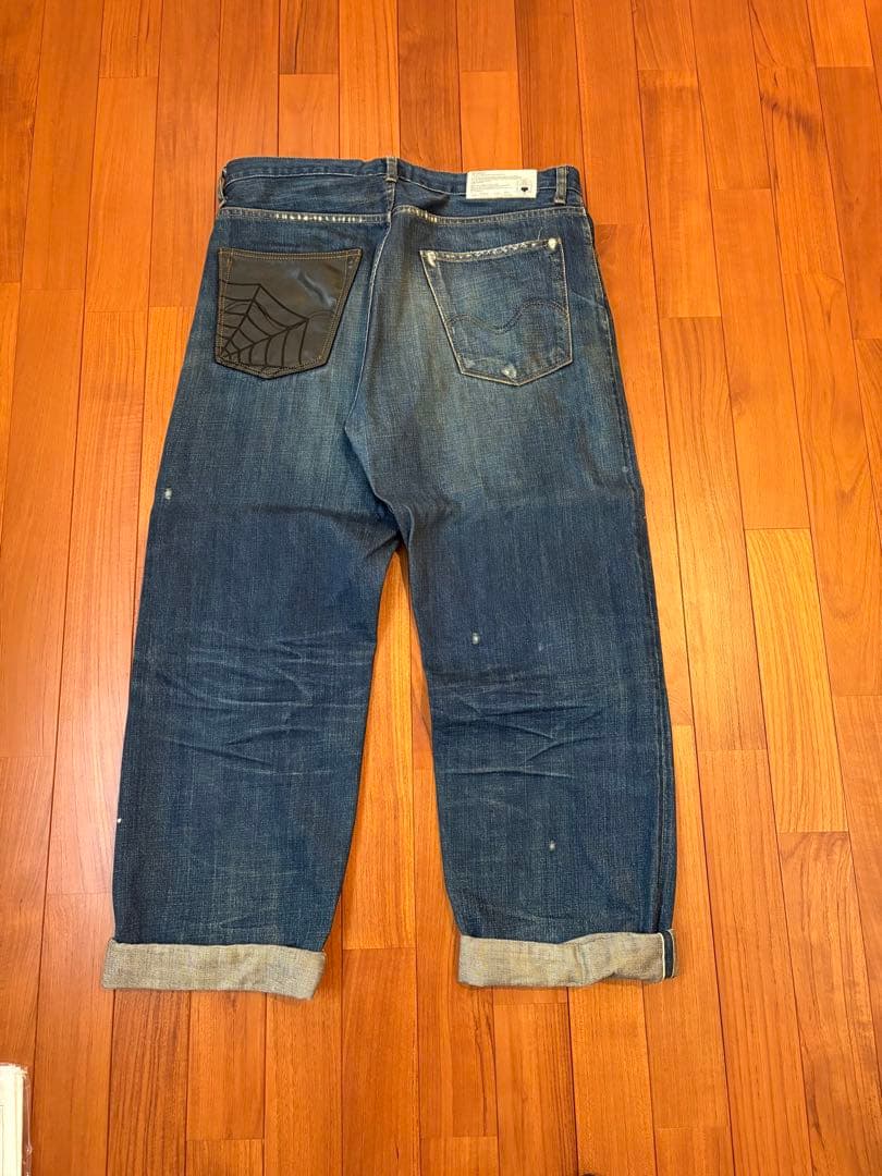 WTAPS ダメージ加工 ブルーデニム カスタム