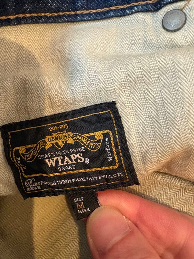 WTAPS ダメージ加工 ブルーデニム カスタム