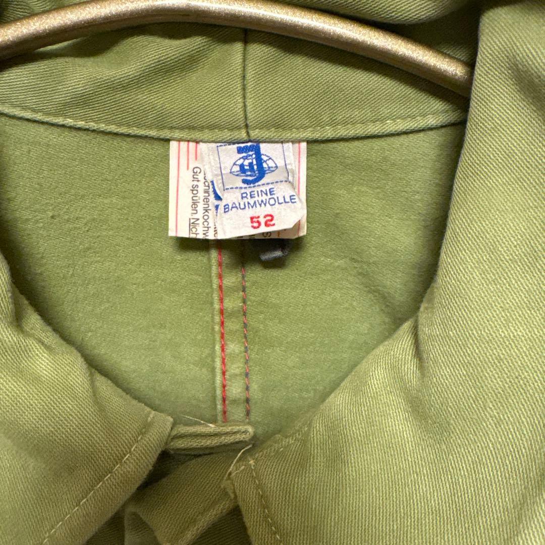 ドイツ製　ユーロ　カバーオール　52 オリーブグリーン