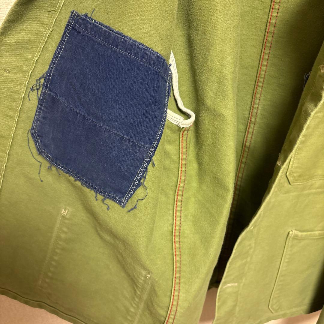 ドイツ製　ユーロ　カバーオール　52 オリーブグリーン