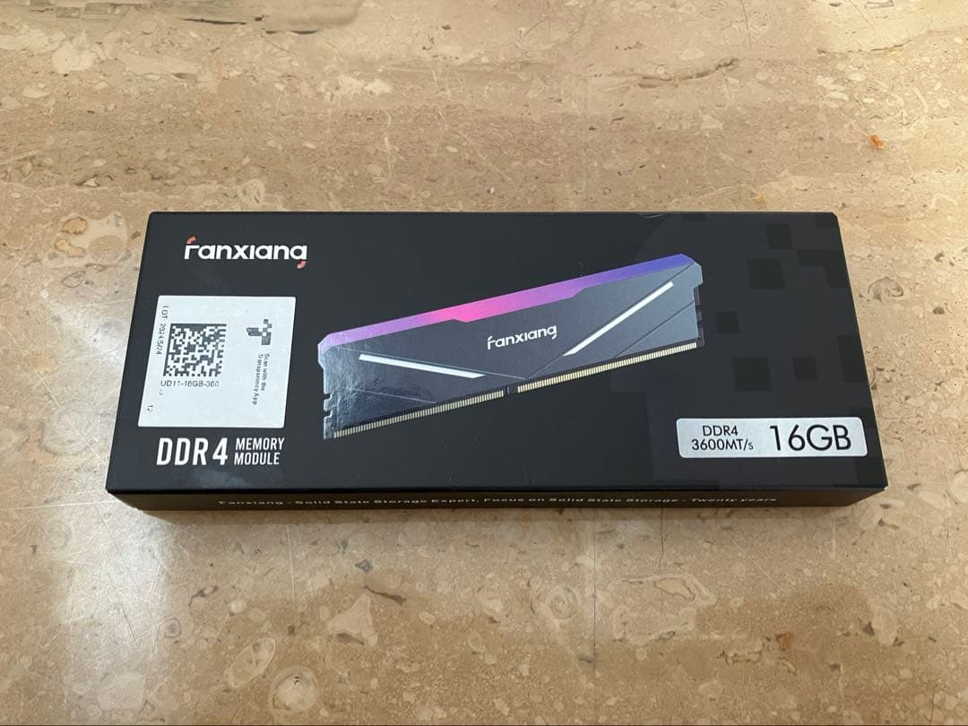 【新品】Fanxiang DDR4 16GBx1枚 3600Mhz