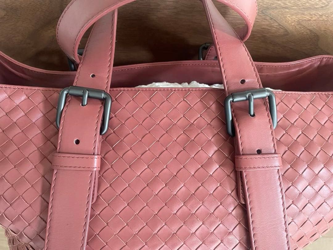 【美品】ボッテガヴェネタ イントレチャート トートバッグ