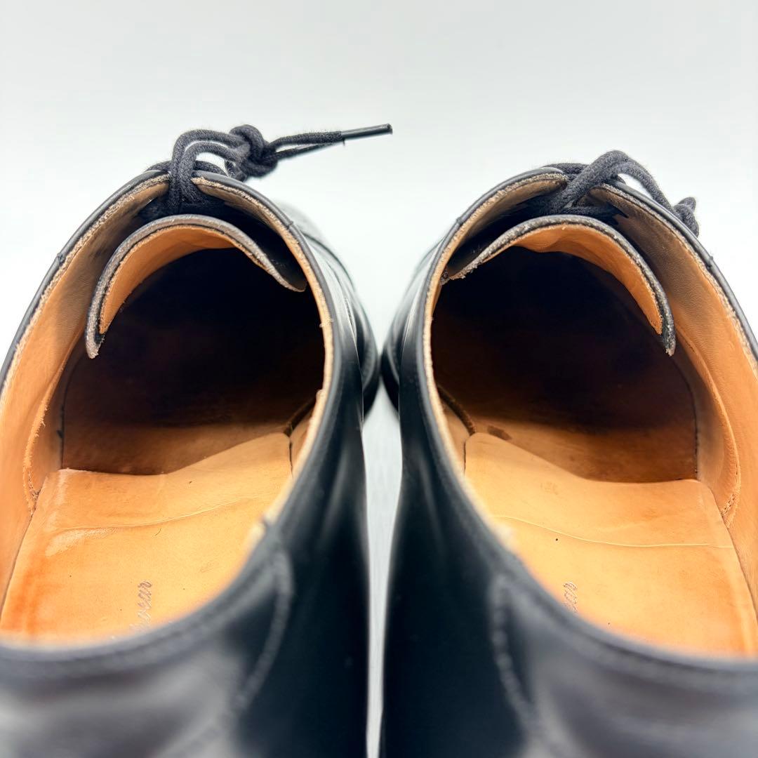 チーニー ロイドフットウェア別注 ストレートチップ UK7 黒 内羽根 革靴