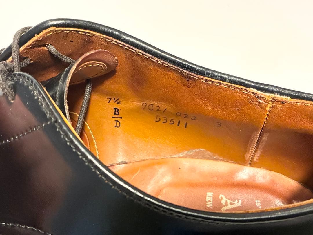 Alden オールデン53511 コードバン　size7.5 ブラック