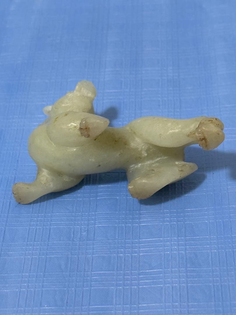 SoMaさん專用 中国玉制古玉神獣 和田玉 白玉