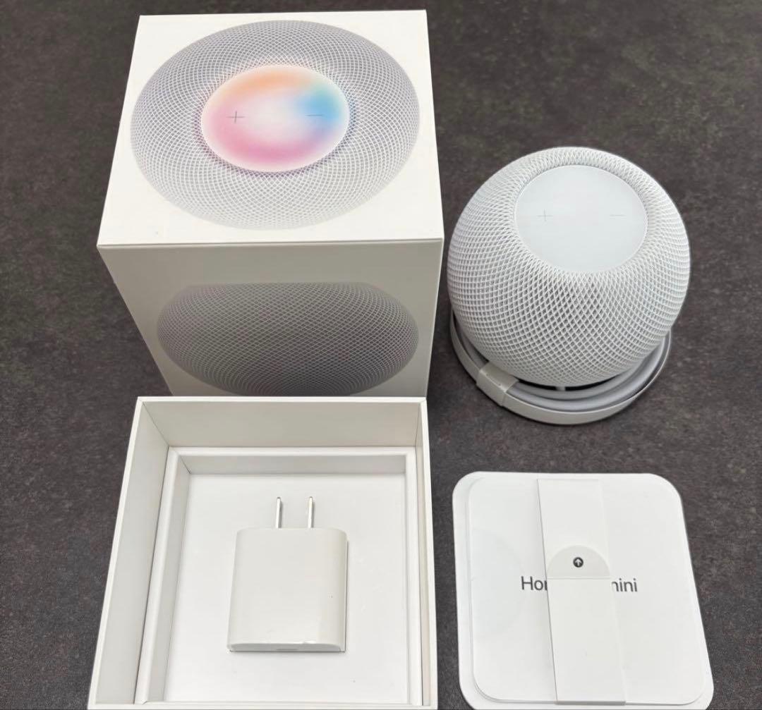 【美品】Apple Pod mini ホワイト　グレー