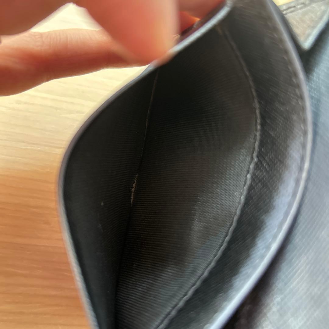 プラダ PRADA 名刺入れ/カードケース グレー