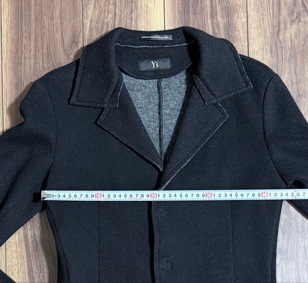 Y's ワイズ ヨウジヤマモト ブラック テーラードジャケット レディース