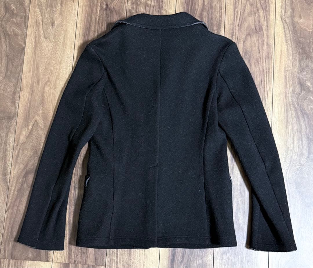 Y's ワイズ ヨウジヤマモト ブラック テーラードジャケット レディース