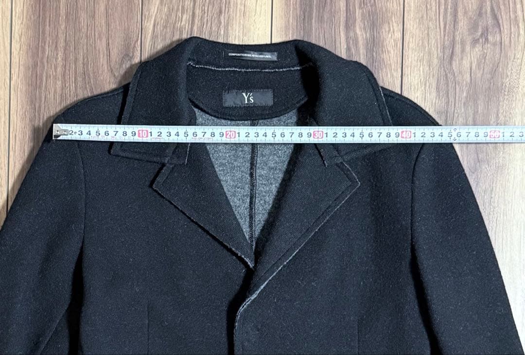 Y's ワイズ ヨウジヤマモト ブラック テーラードジャケット レディース