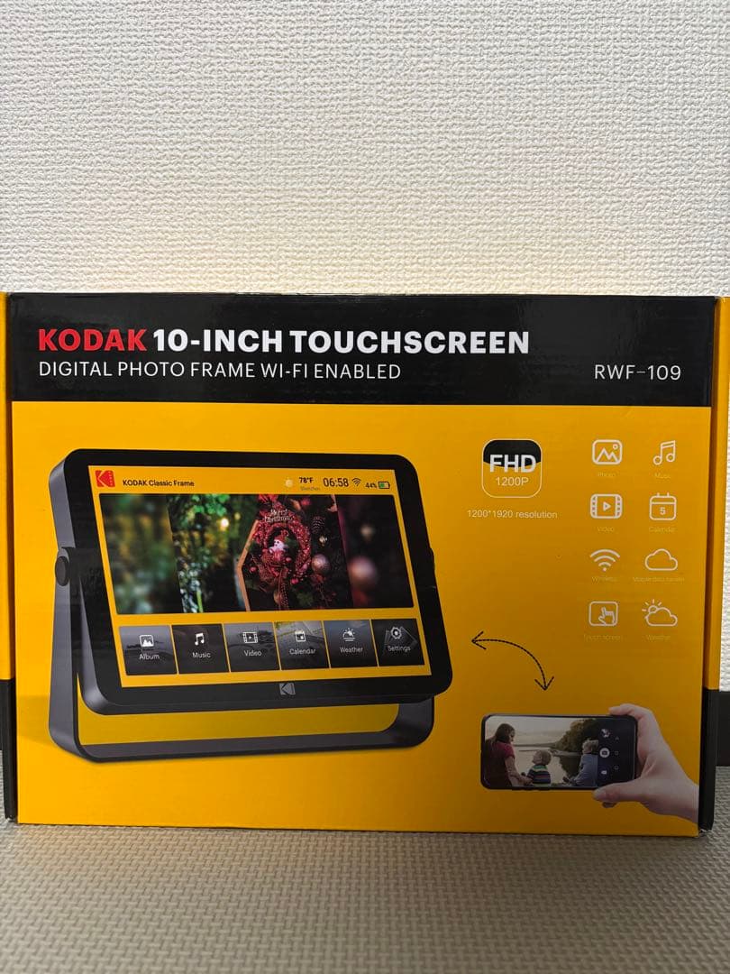 KODAK デジタルフォトフレーム 10.1インチ RWF-109 32GB