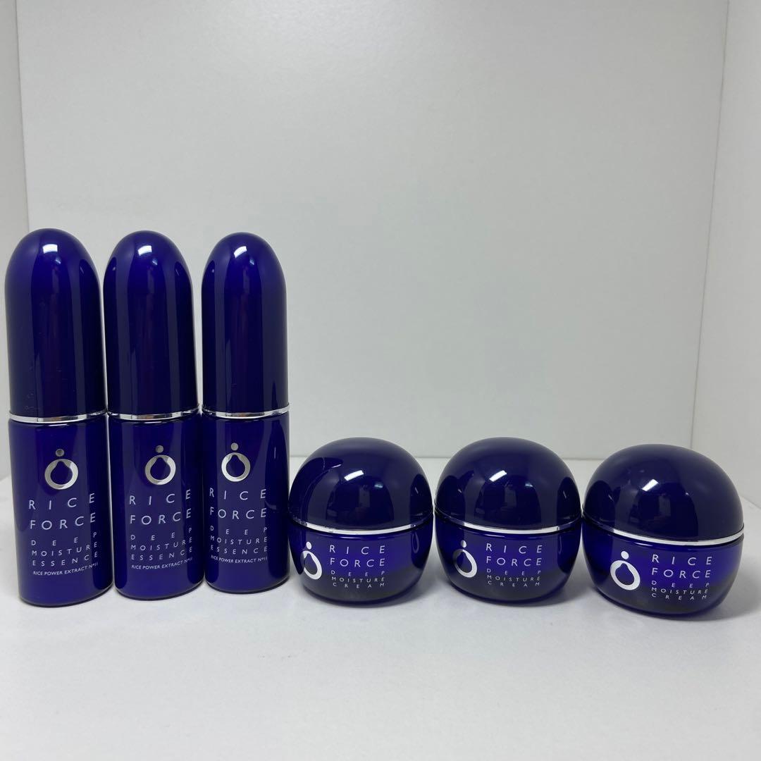 ライスフォースディープモイスチュアエッセンス15ml クリーム15g 6個セット