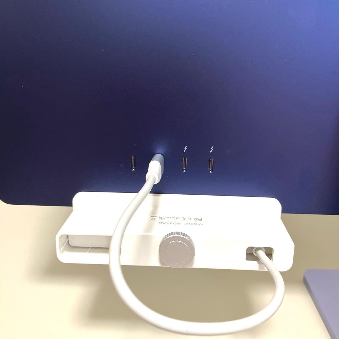 リュウiMac 24 M1 8GB 256GB パープル 美品【アクセ付】