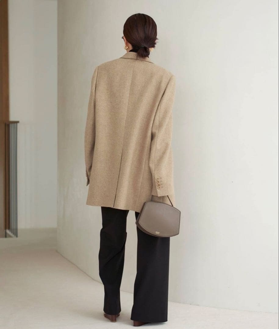 Plage Big Tailored ジャケット 38 キャメル