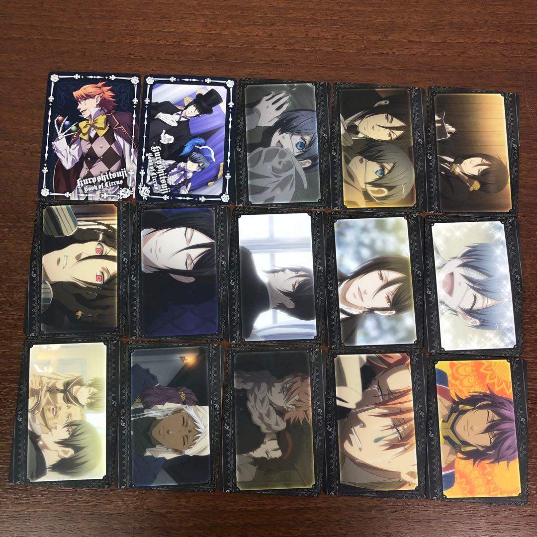 ❶黒執事Book of Circus トレーディングカード ムービック 15枚