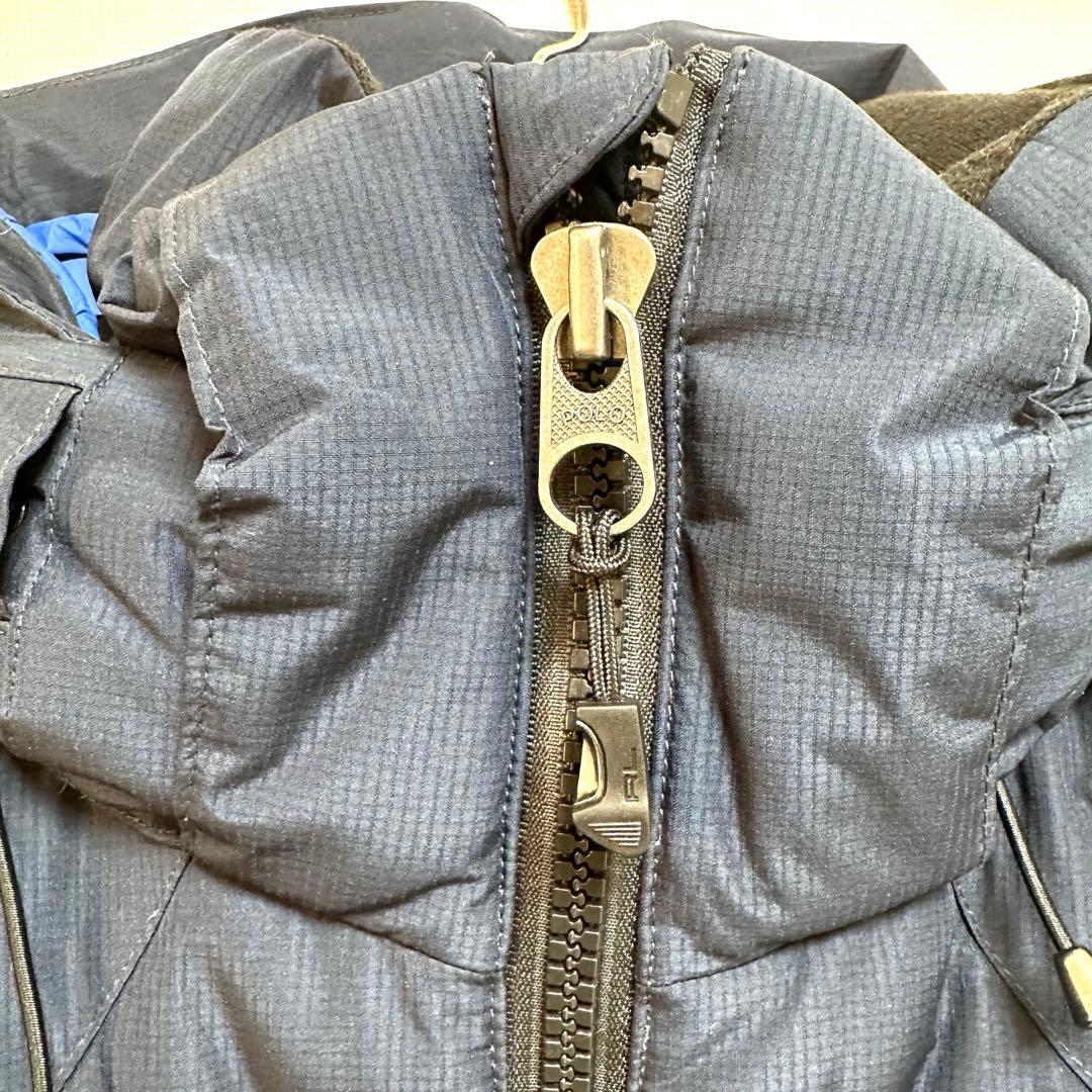 【美品✨️】ポロラルフローレン ダウンベスト ビッグポニー刺繍 ネイビー S