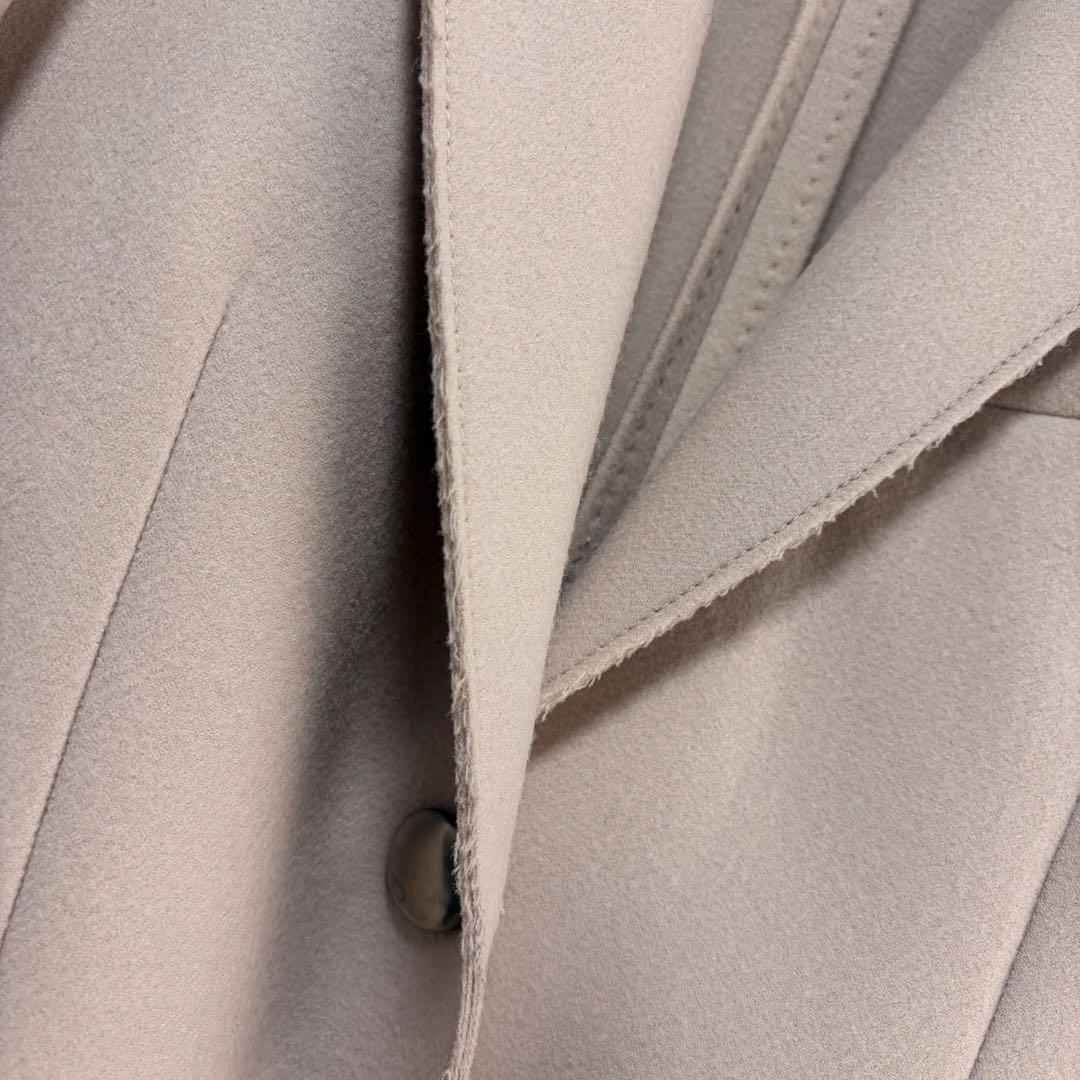 ☆美品☆ボリオリ　ウールテーラードジャケット　銀ボタン　オフホワイト　イタリア製