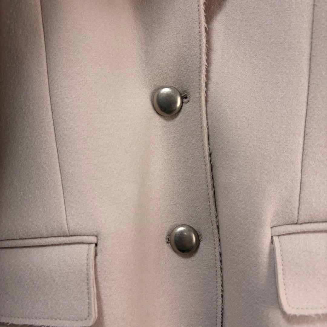 ☆美品☆ボリオリ　ウールテーラードジャケット　銀ボタン　オフホワイト　イタリア製