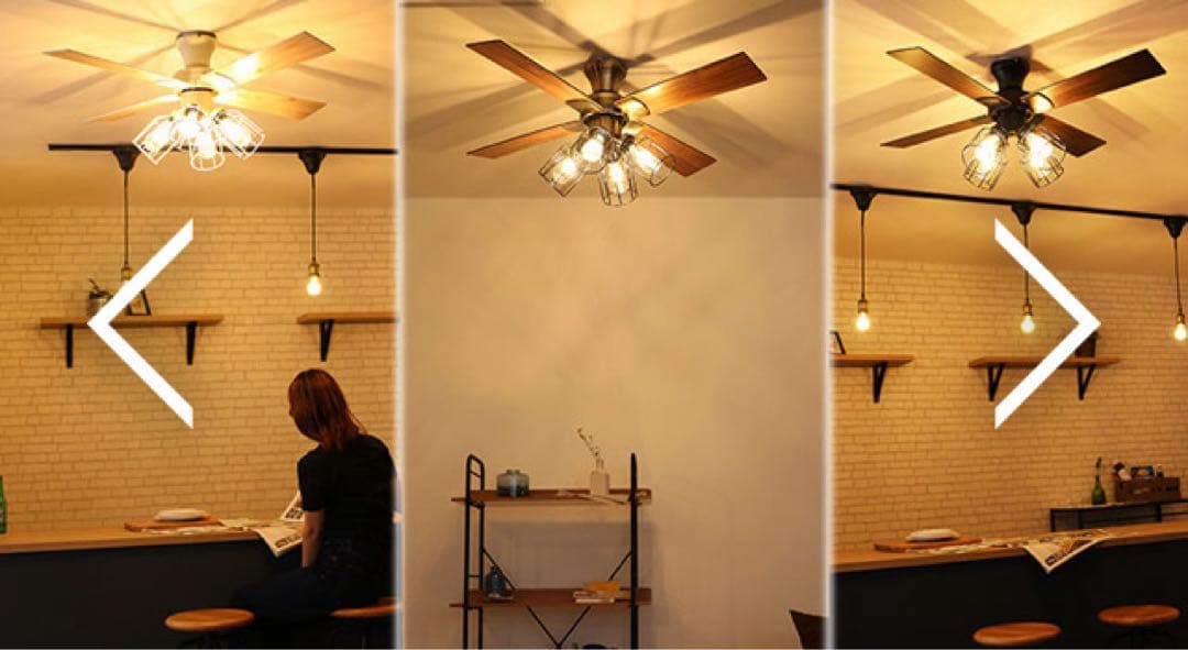 シーリングファン JAVALO ELF JEBK-CF003-