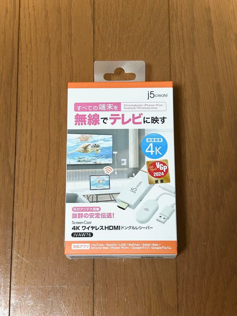 j5create 4K ワイヤレス HDMI
