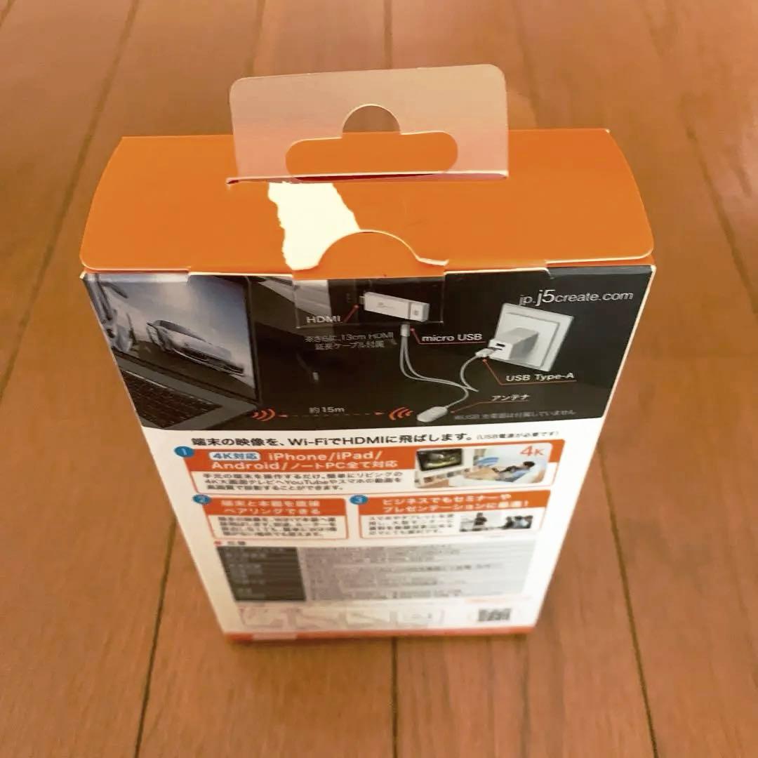 j5create 4K ワイヤレス HDMI
