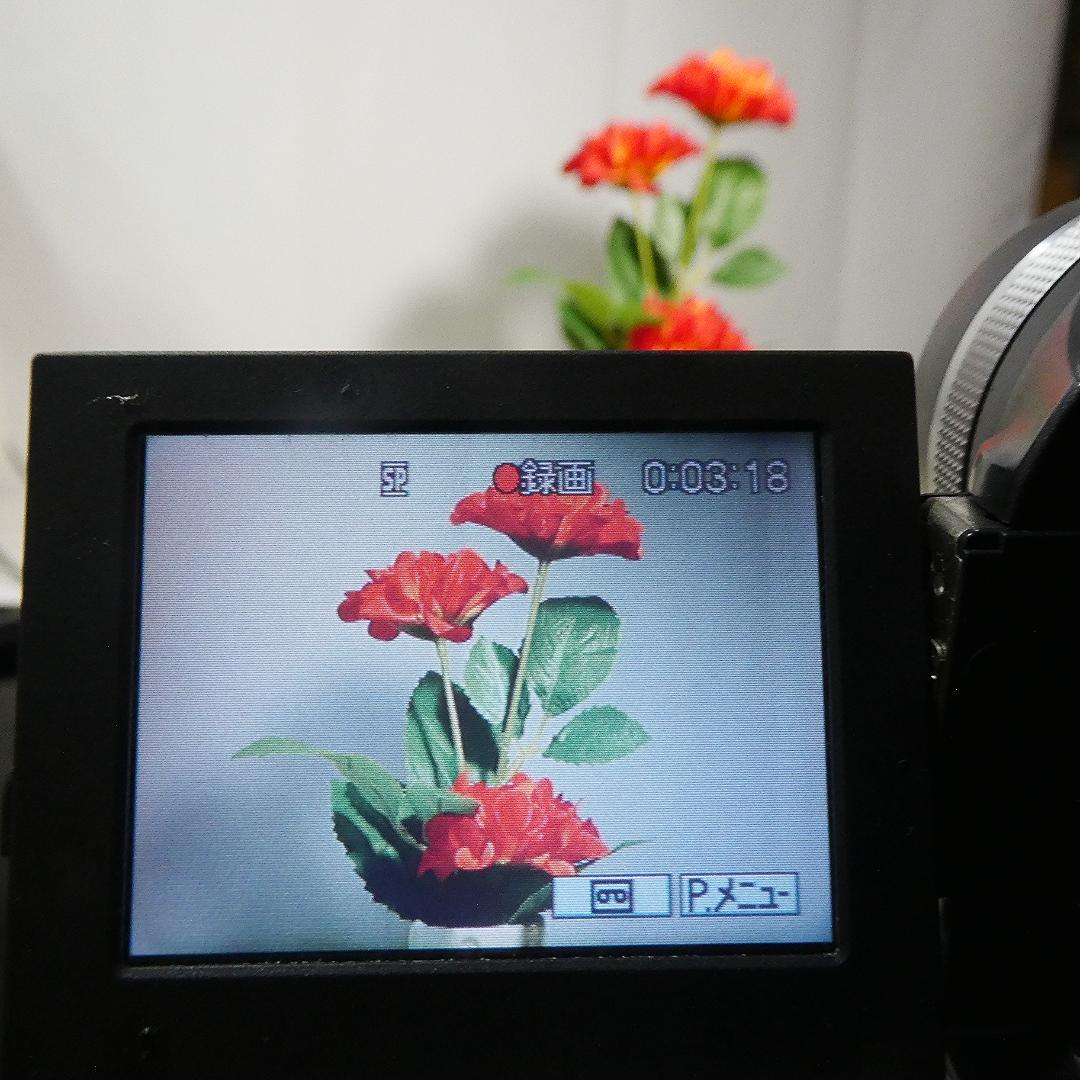 動作品 ソニーDCR-PC300 MiniDV ビデオカメラ DVDダビングに