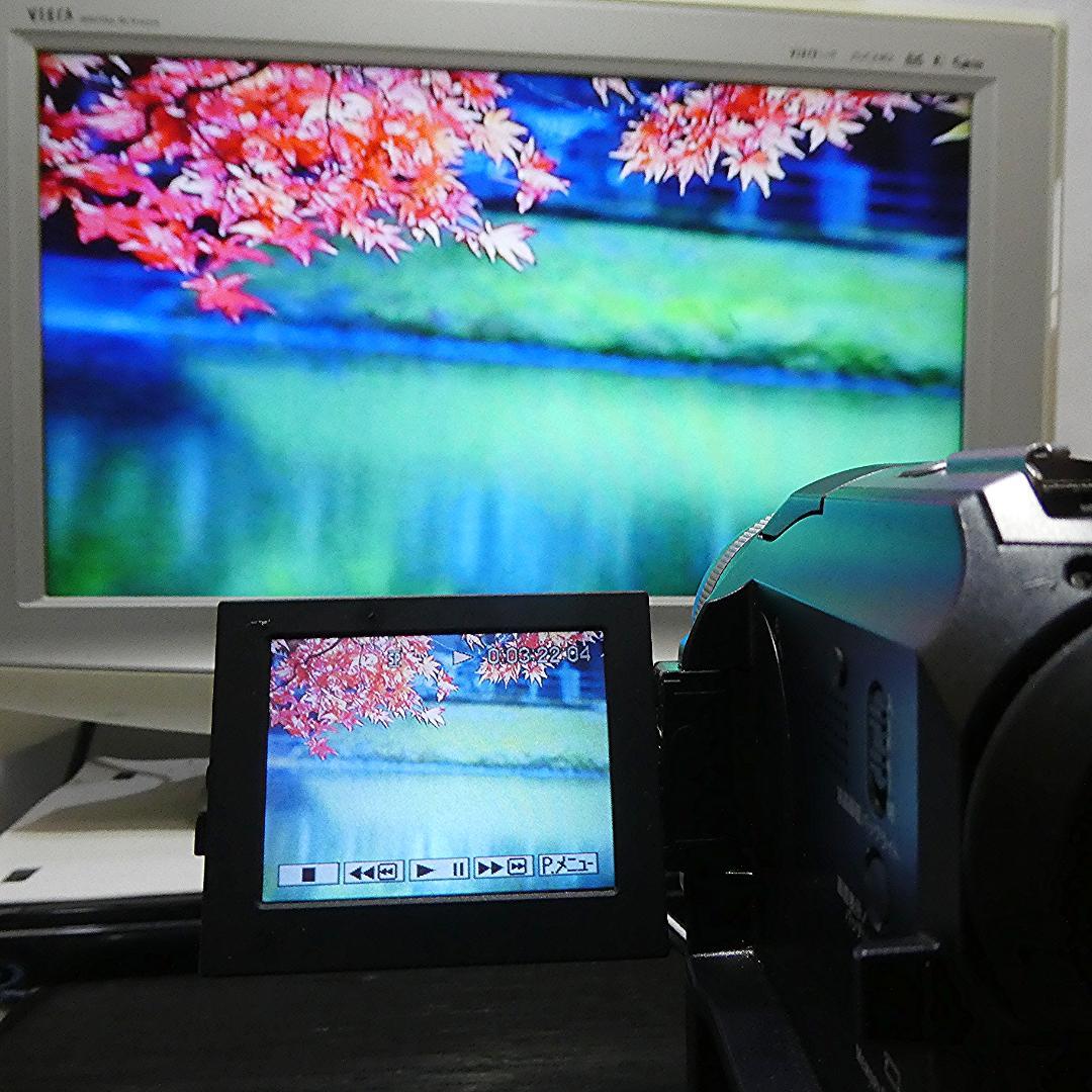 動作品 ソニーDCR-PC300 MiniDV ビデオカメラ DVDダビングに