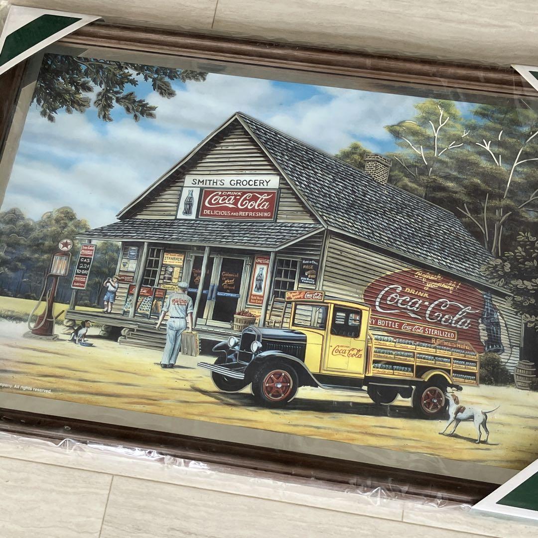 未開封◆希少 コカコーラ　パブミラー　ヴィンテージ　ウォールアート