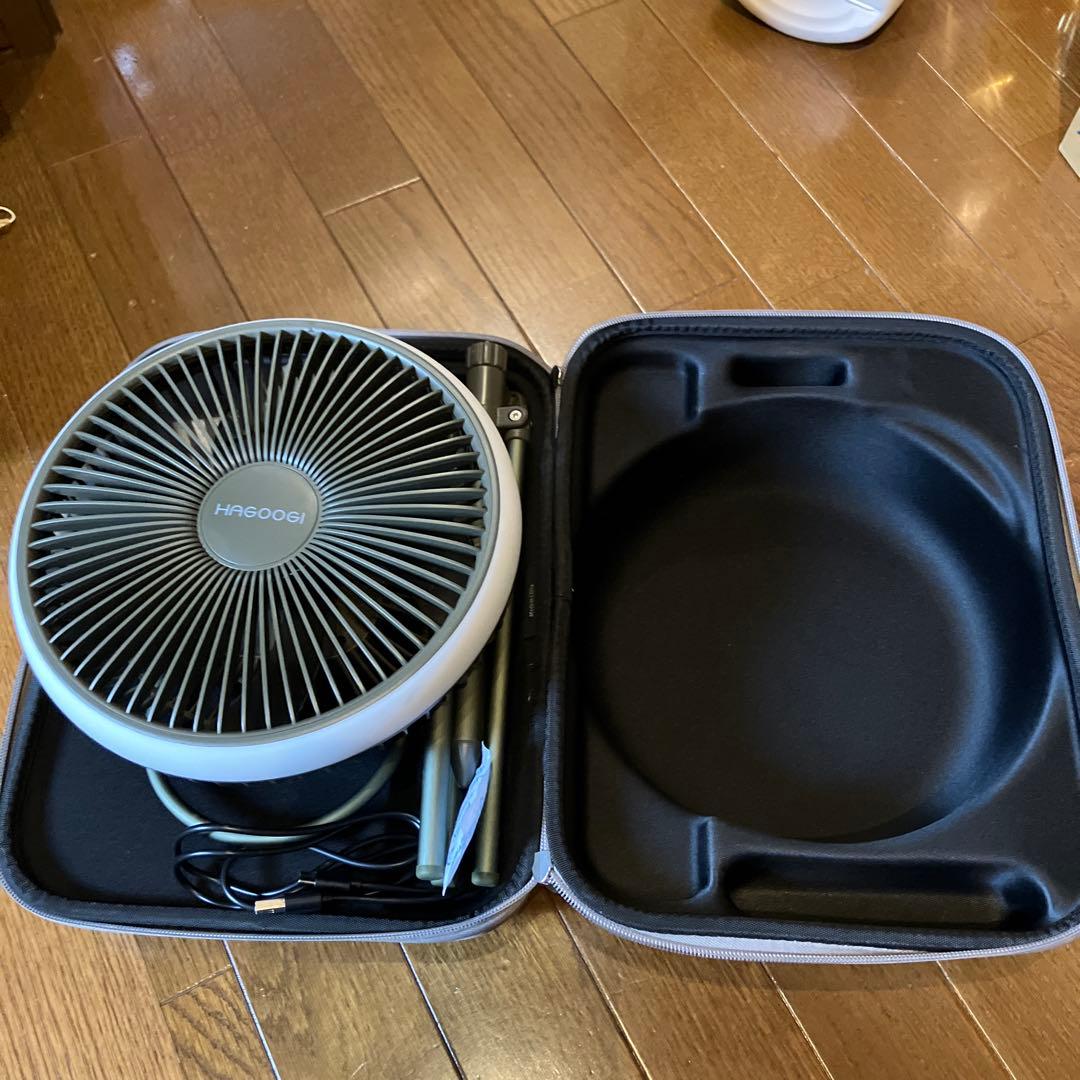 hagoogi キャンプ　扇風機　ケース付き