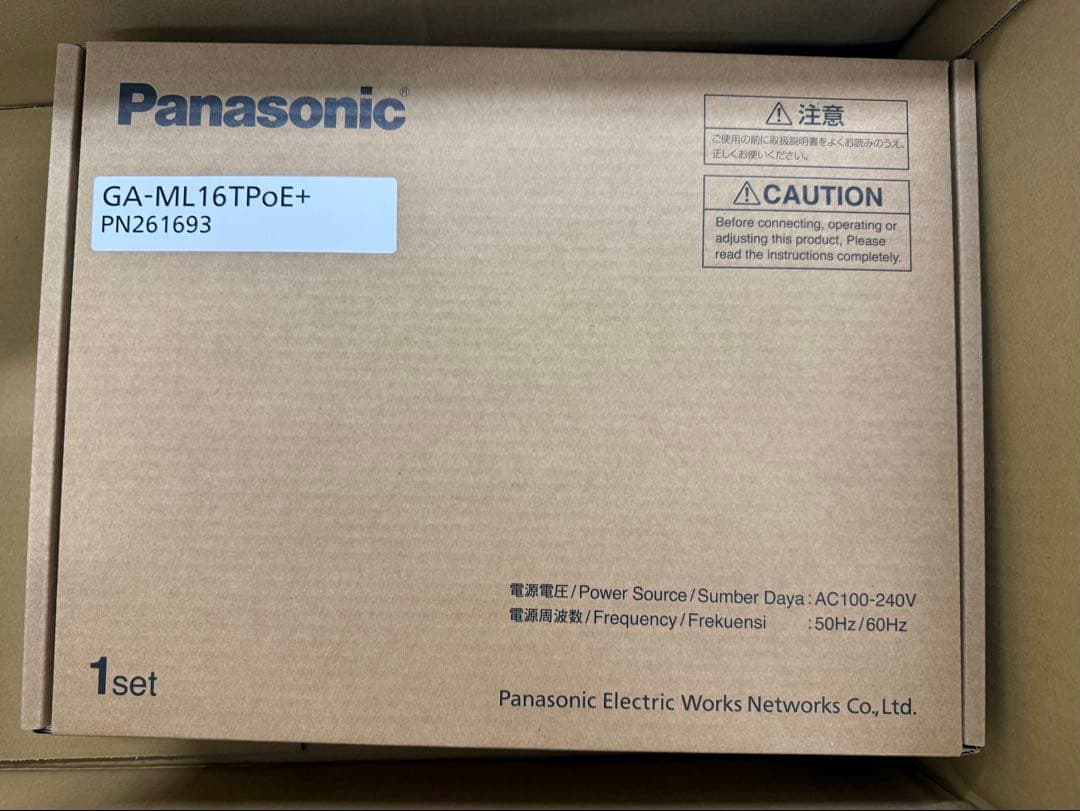 2/1迄PoE対応スイッチングハブ GA-ML16TPoE+ PN261693