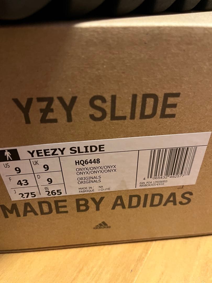 靴 adidas yeezy slide onyx 27.5cm