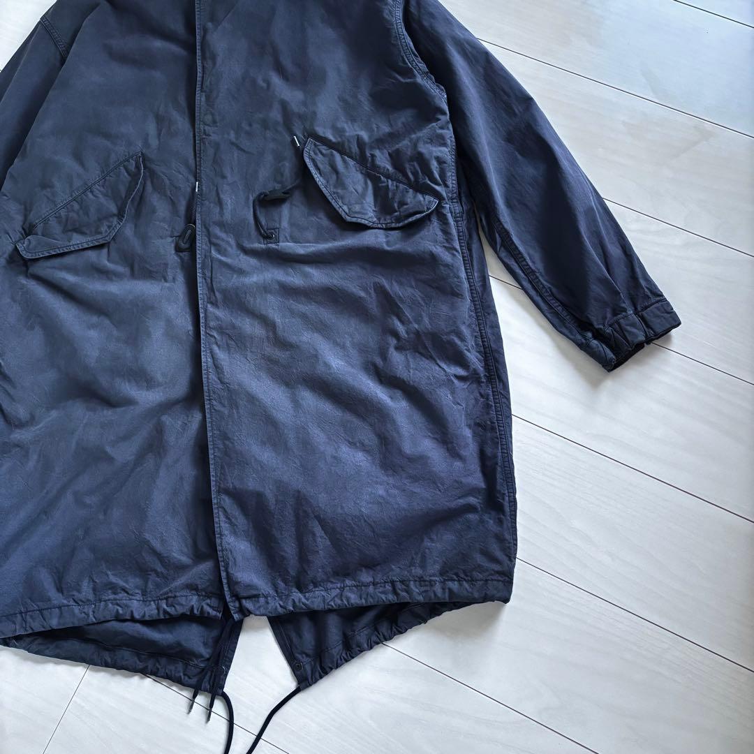 ✅COMOLI - コットンフーデッドモッズコート 2