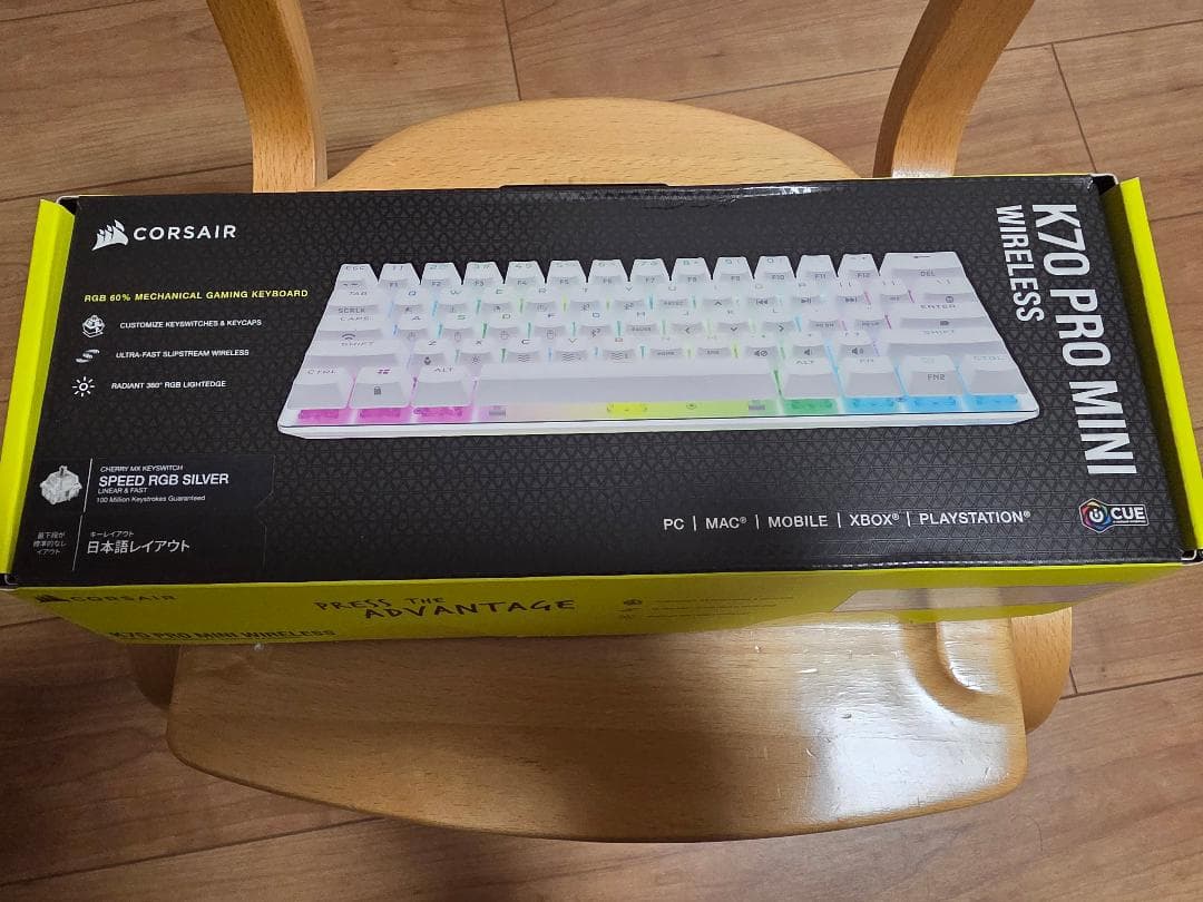 キーボード CORSAIR K70 PRO MINI WIRELESS