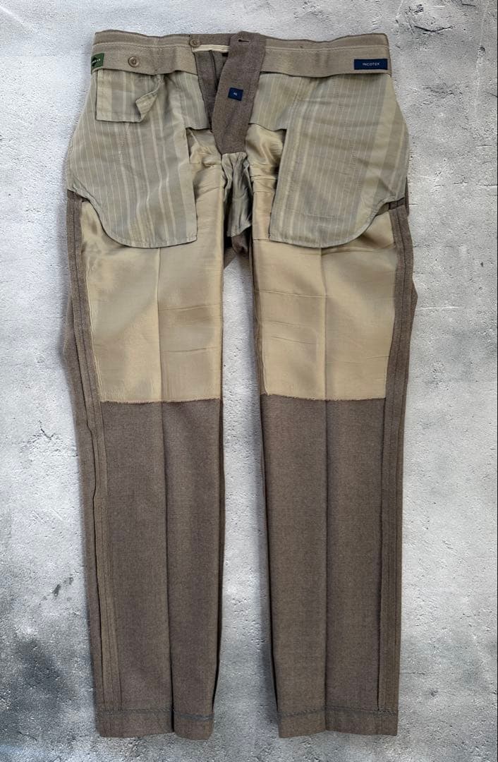 a*i様 インコテックス　35型ウールフランネル　スリムフィットグレージュ　46