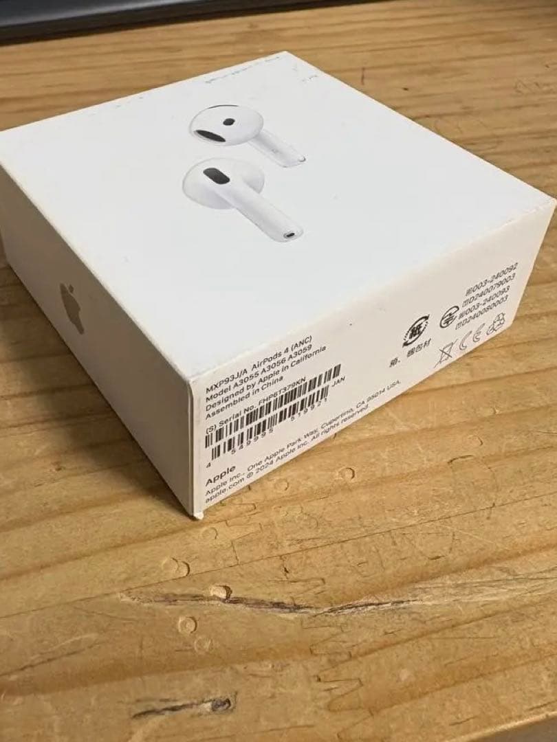 Apple AirPods4 本体 ANC MXP93J/A 限定保証あり　本物