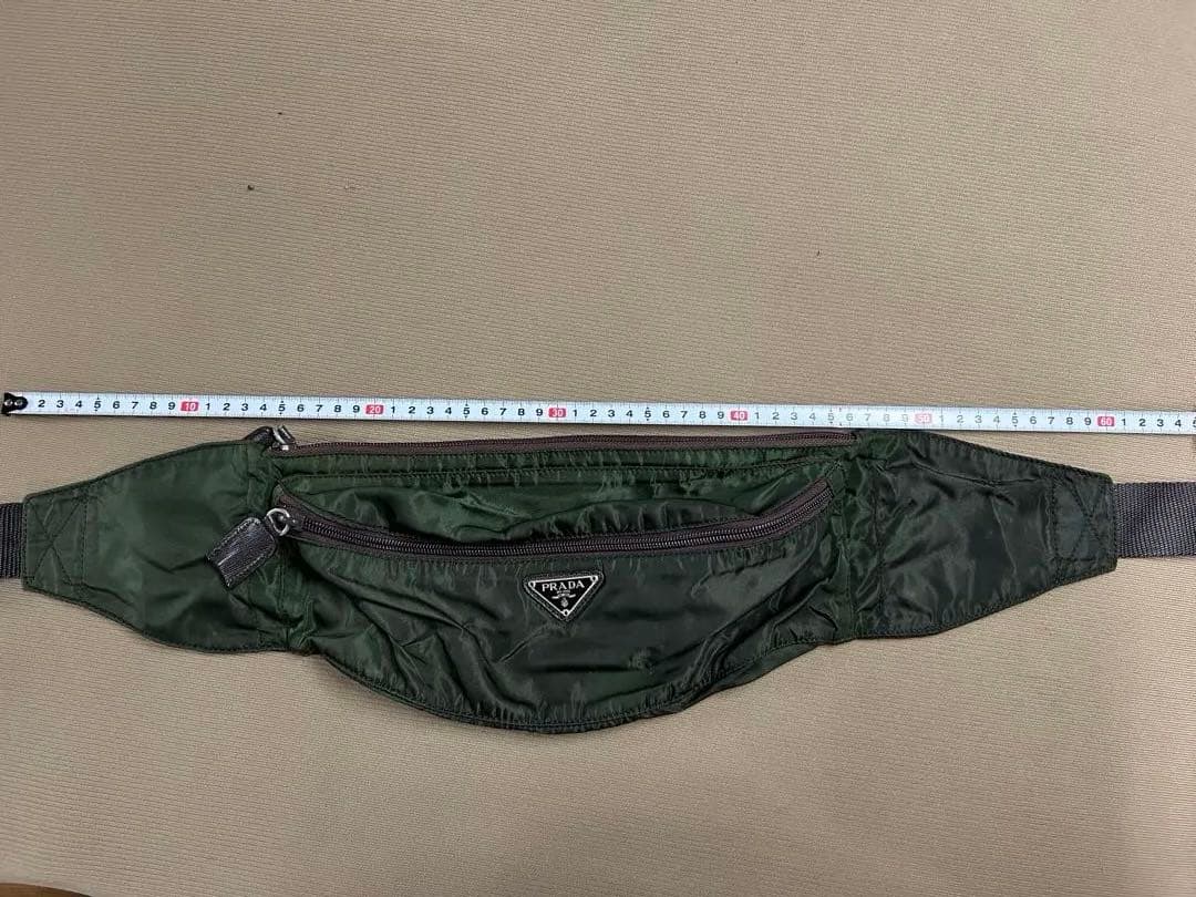 PRADA ボディバッグ オリーブグリーン 約38cm