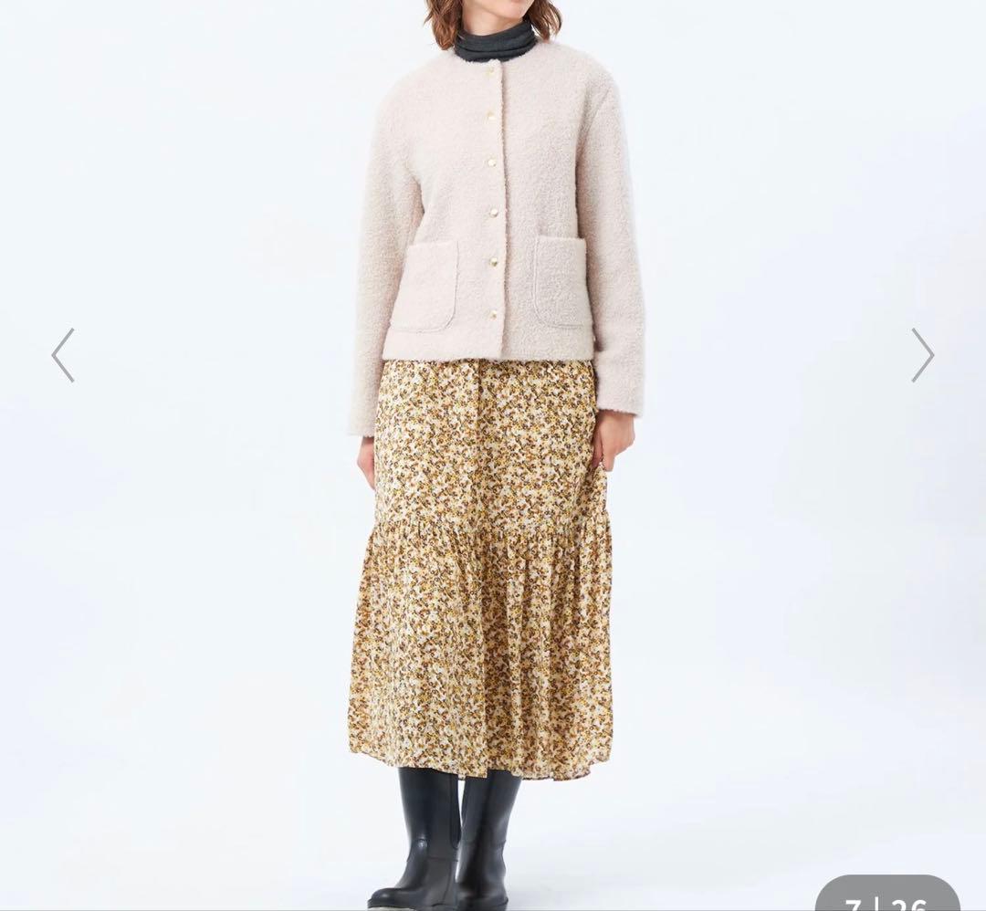 MACKINTOSHPHILOSOPHY HESSLEノーカラーショートコート