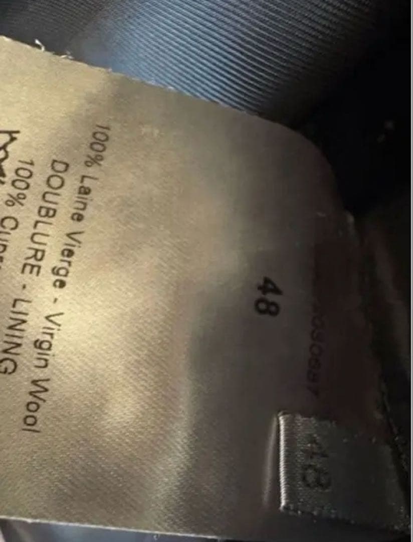 最安値 Dior テーラードジャケット ブラック 48 クリス期