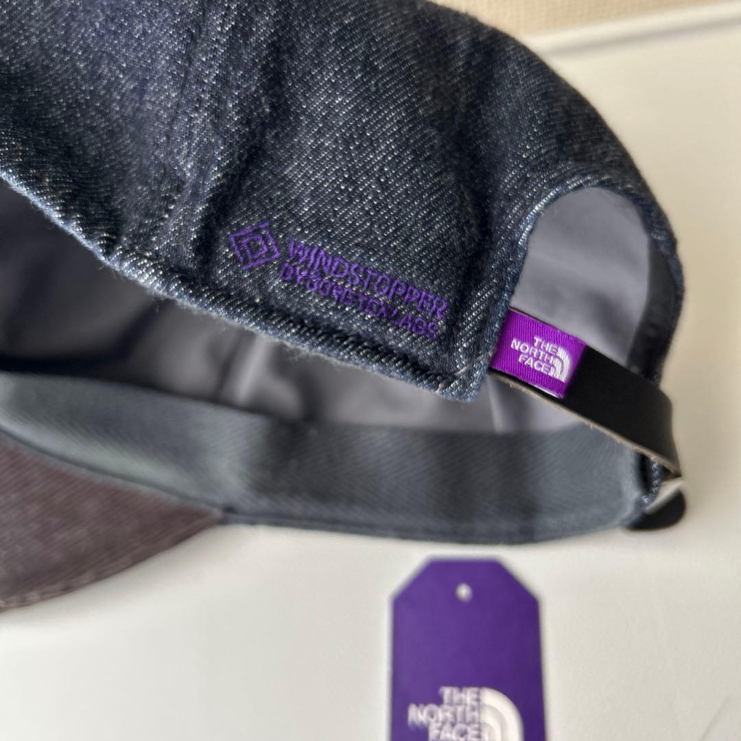 パープルレーベル　デニムウィンドストッパーキャップ　NN8400N