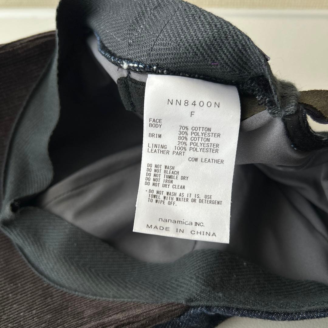 パープルレーベル　デニムウィンドストッパーキャップ　NN8400N