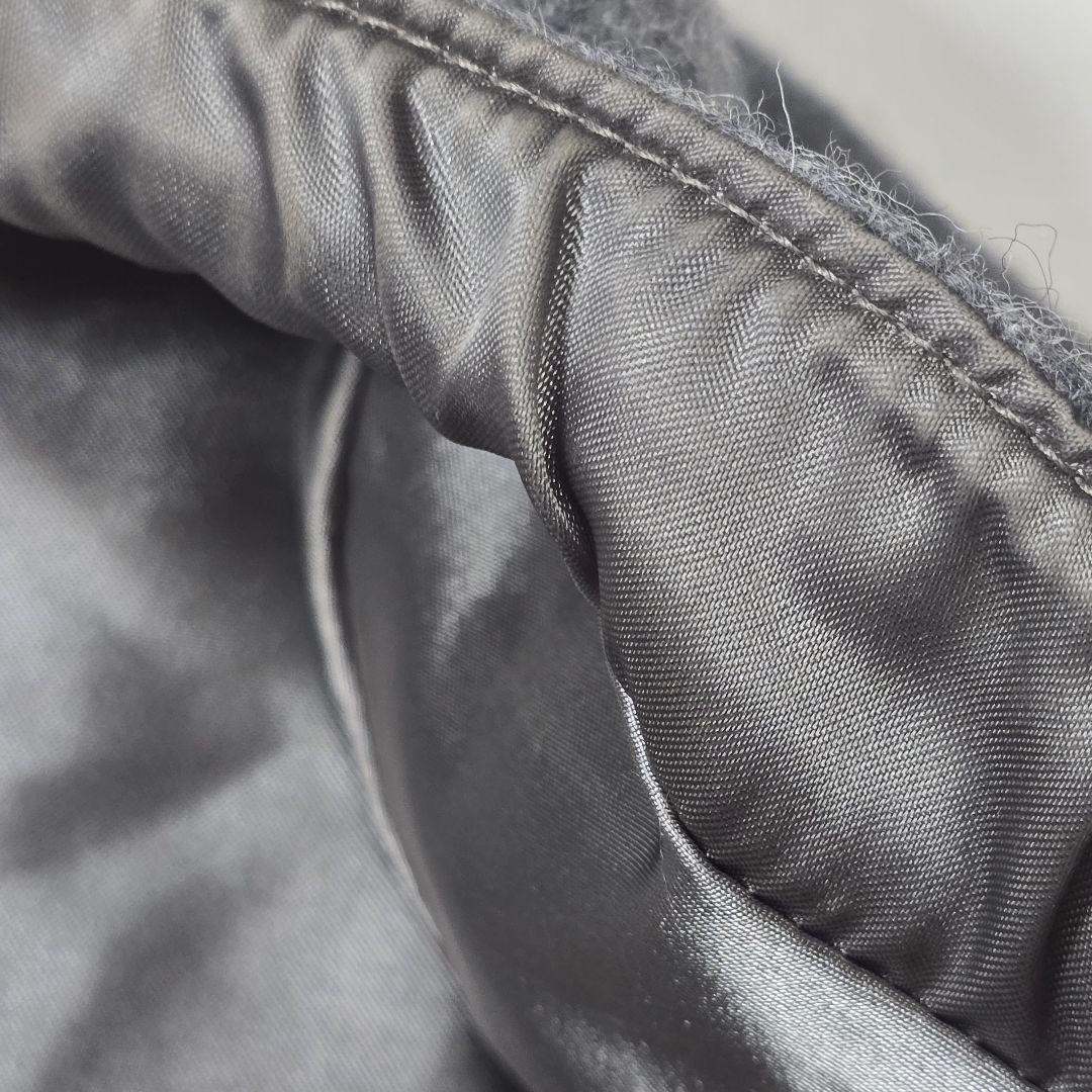 Gucci グッチ スタッズ付きベレー帽 グレー Lサイズ