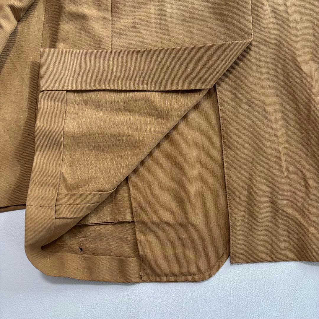 ドルチェアンドガッバーナ[3XLサイズ リネン混]テーラードジャケット ベージュ