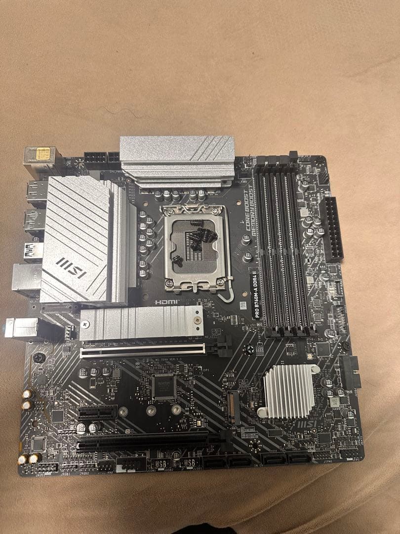 MSI マザーボード DDR4 4スロット HDMI