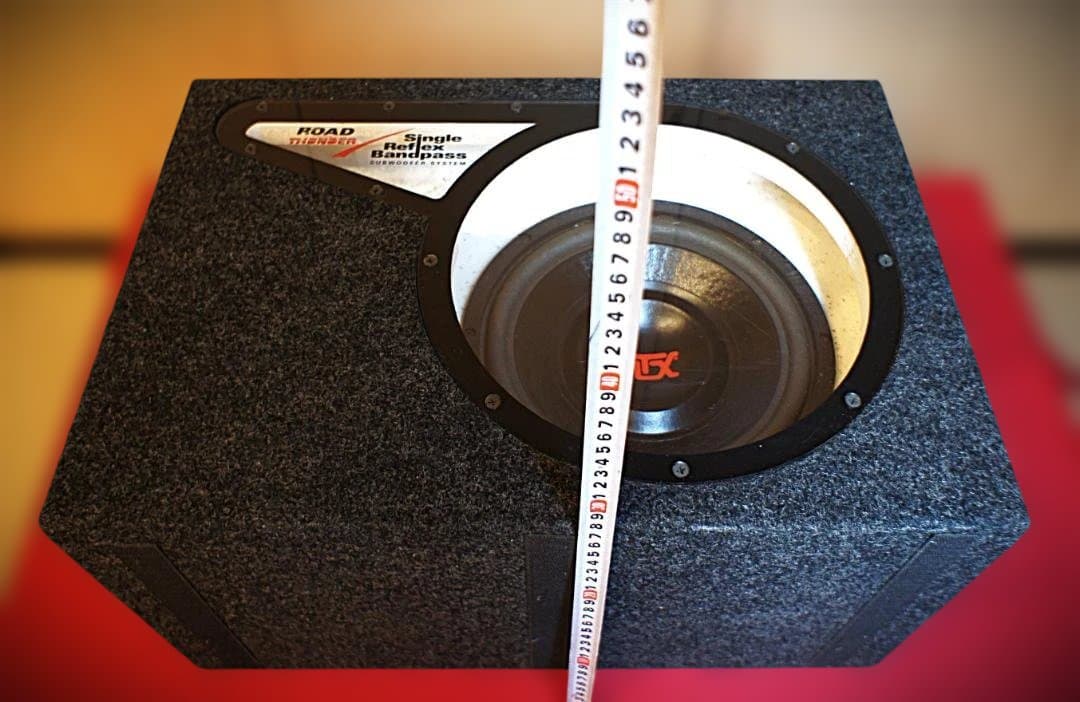 お値下げ【美品】MTX ROAD THUNDER30㎝級 極低音ウーハー＆BOX